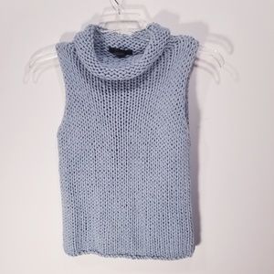 The Limited Hand Knit Turtkeneck Vest sz-Medium